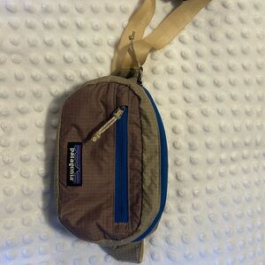 Patagonia Brown and Blue Bag